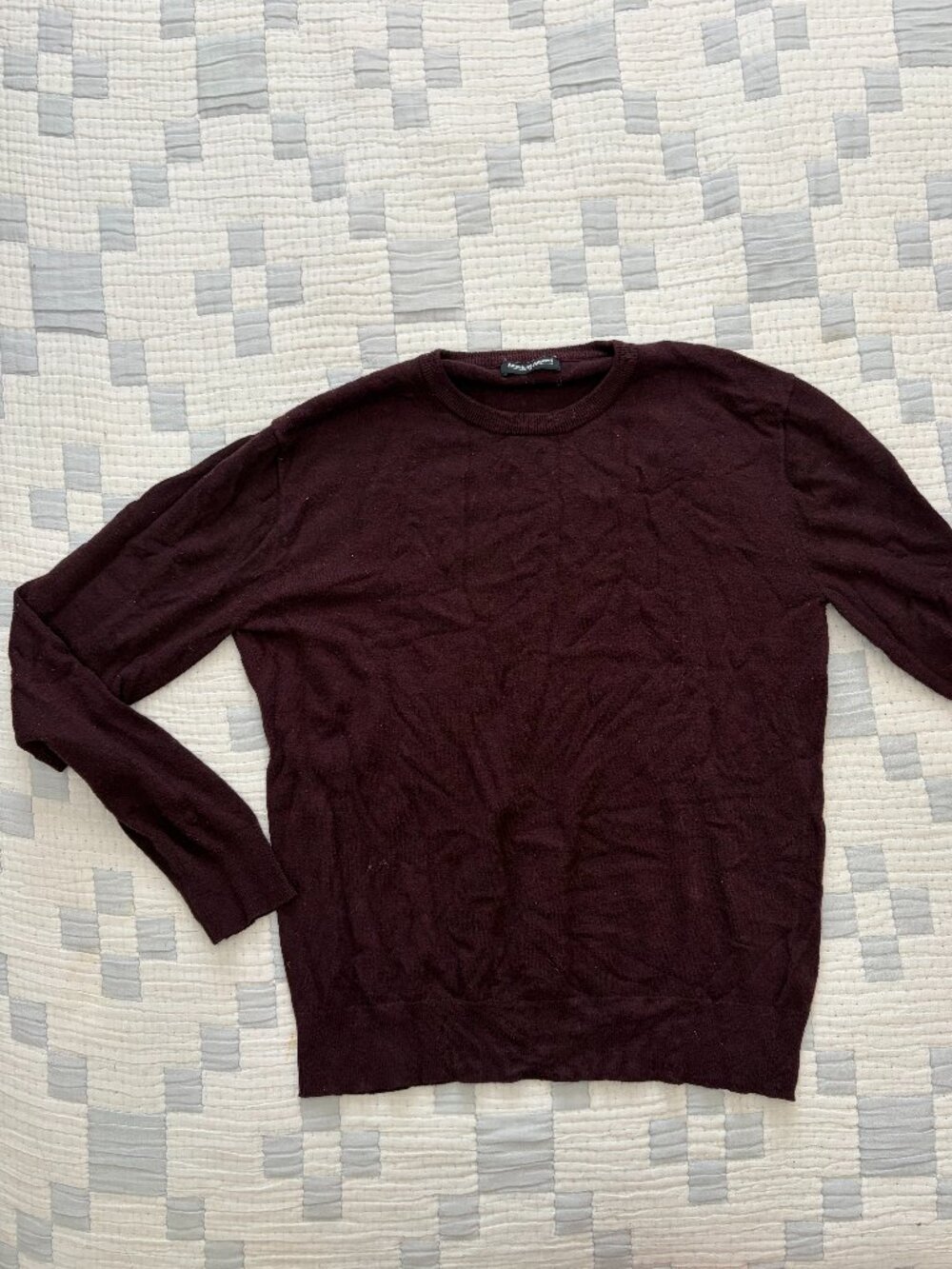 American Apparel Sweater Burgundy Medium